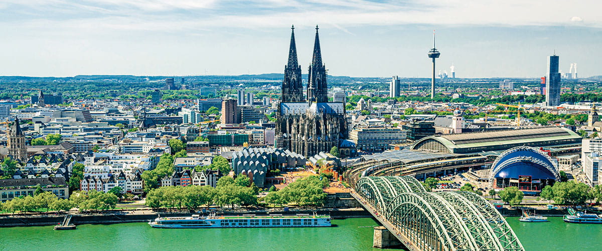 Germany Cologne cityscape 